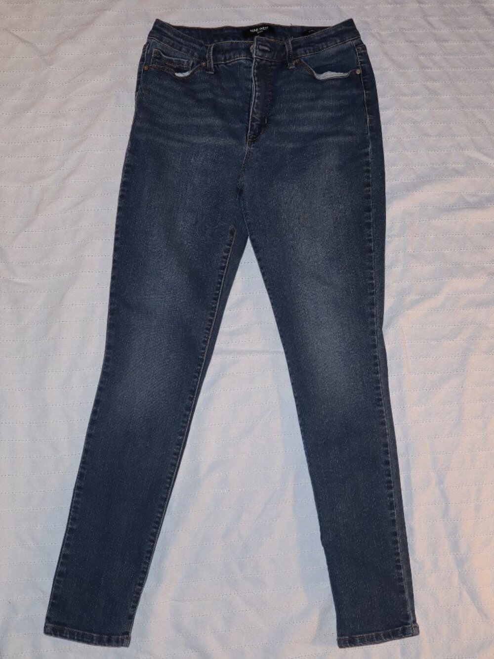 Nine West Sophia Skinny Jeans Women's Size 6 Medium Wash Stretch Denim